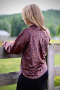 Leopard Print Pearl Snap